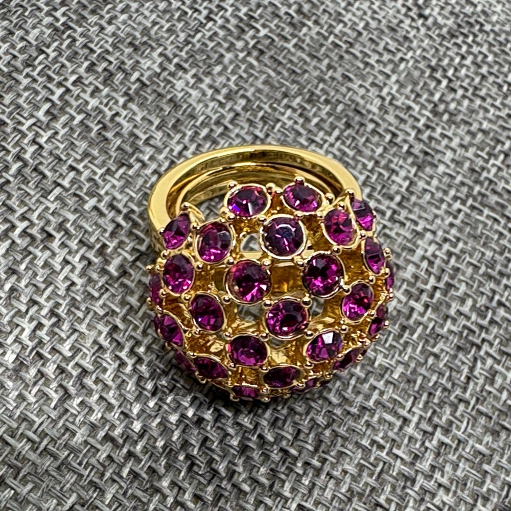 Kate Spade NY Done Crystal Lady Marmalade Ring - Picture 6 of 9